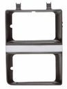 Headlight Bezel - RH - Dark Gray / Gray - Dual Headlight - 83-84 GMC CK Truck Jimmy Suburban