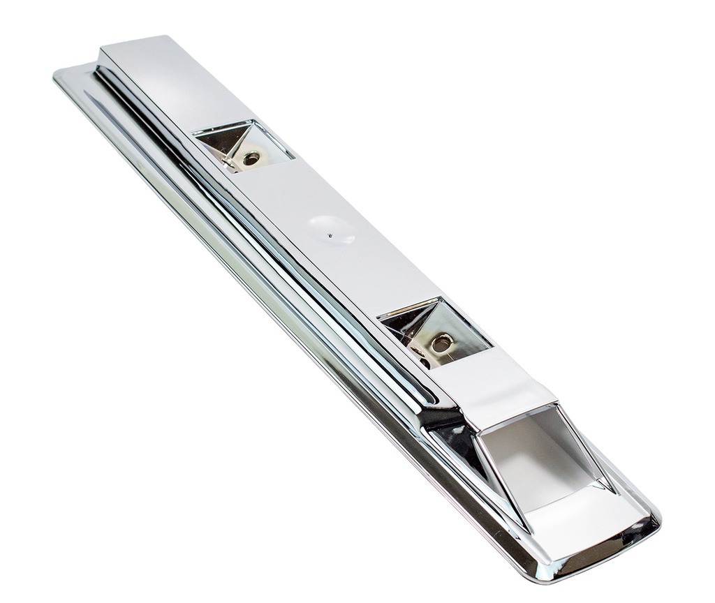 Front Armrest Base - Chrome - 66-70 Dodge Plymouth B-Body w/ 13" Pad