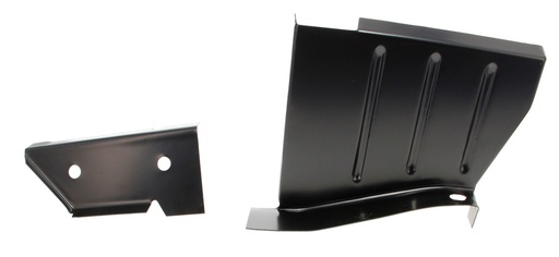 [437-1570-R] Rocker to Frame Lower Splash Shield - RH - 70-74 Dodge Challenger Plymouth Barracuda