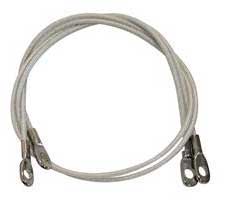 [F-HPC23] 70 Mopar B-Body 70-74 Barracuda 23" Hood Pin Cables (Sold as a Pair)