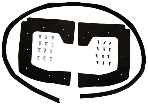 [F-SR2] 68-70 Mopar B-Body Rear Fender Shield Gasket Set