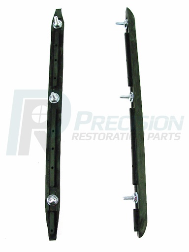 [G-BGR170069] 69 Chevelle Rear Bumper Guard Inserts - LH & RH (Sold as a Pair)