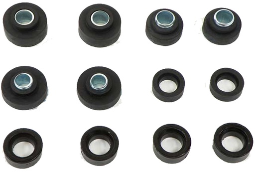 [K-K3028] Body Mount Bushing Kit - Subframe and Radiator Support - 12 pc Set - 70-72 Camaro Nova Firebird