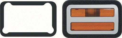 [K-MB1794] 71 Charger / Super Bee Front Side Marker Assembly with Bezel