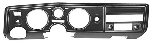 [P-CH24892] Dash Instrument Carrier - Without A/C &  with Astro Ventilation - 69 Chevelle El Camino