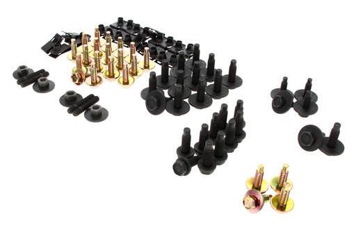 [X225-1067-1S] Body Bolt Fastener Kit (Fenders, Hood, Doors, Deck Lid) - 67-74 Dodge Plymouth A-Body