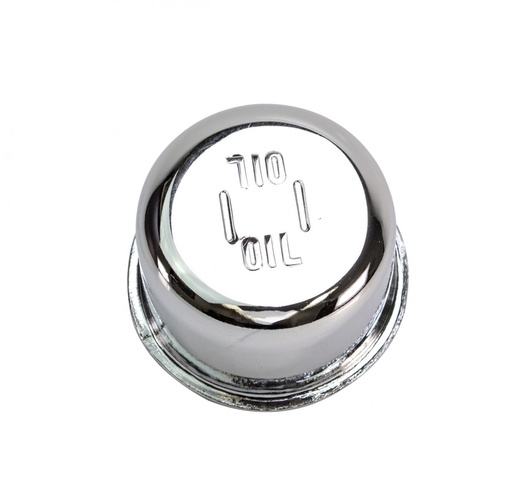 [337-1064-C] Oil Filler Breather Cap - Small - Chrome - 64-67 Mopar