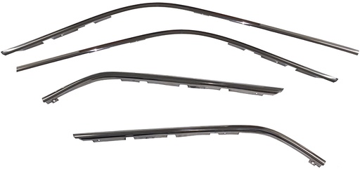[630-2570-S] Drip Rail Molding Set (4pcs) - 70-74 Challenger