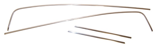 [630-3470-S] Drip Rail Molding Set (6pcs) - 70-72 Chevelle Skylark Coupe