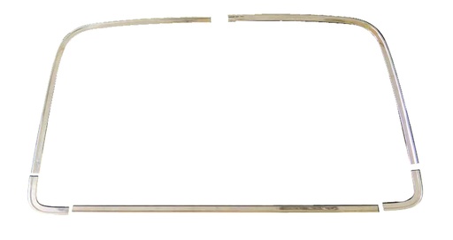 [670-2669-1S] Back Glass Molding Set - 69 Charger Daytona 500