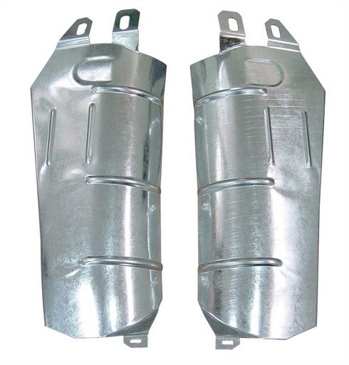 [885-1570-S] Exhaust Heat Shields - Pair - 70-74 Dodge Plymouth E-Body