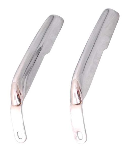 [980-2668-P] Rear Bumper Guards - 68-70 Charger