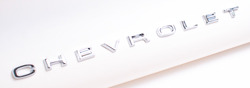 [999-4067-3S] Hood Letters - "Chevrolet" - 67-68 Chevy Truck Suburban