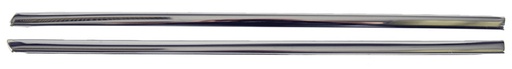 [W-174] Roof Drop Moldings - Vertical - LH/RH Pair - 67-69 Camaro Firebird