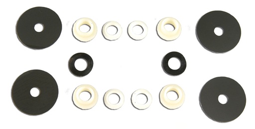 [W-184A] Headlamp Bushing & Teflon Washer Set (14pcs) - 67 Camaro (Rally Sport)