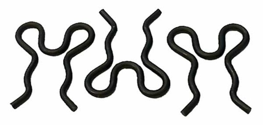 [W-228A] Parking Brake Cable Clips- 3 Piece Set - 68-72 Chevelle El Camino; 67-69 Camaro Firebird