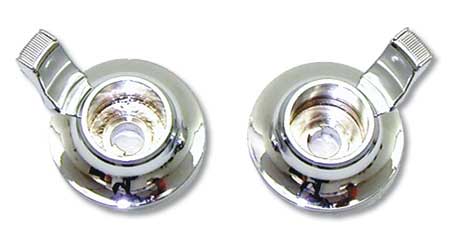 [W-231A] Radio Knobs (2pcs) - Stereo Inner (Tone & Fader) - 69-70 Nova Chevelle El Camino Camaro Impala; 68-69 Corvette