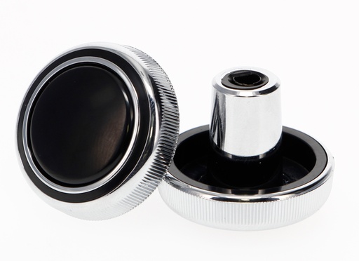 [W-245] Radio Knobs (2pcs) - Inner (Volume & Tuner) - 69-70 Nova Chevelle Camaro Impala