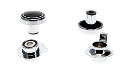 [W-517] Stereo Radio Knobs (4pcs) - 69-70 Nova Chevelle El Camino Camaro Fullsize Chevy Car