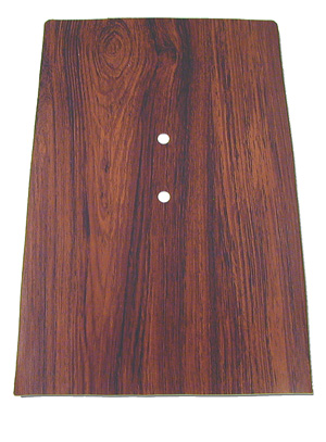 [W-620] Console Forward Plate - Rosewood Woodgrain - 69 Camaro