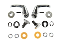[W-733] Vent Window Handle Kit - LH & RH Side - 67 Camaro Firebird