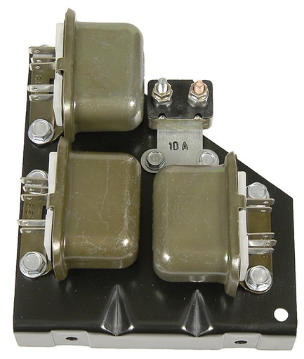 [W-806] Headlamp Relay Board Assembly with Circuit Breaker - 67 Camaro (Rally Sport)