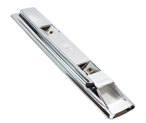 [X529-2666] Front Armrest Base - Chrome - 66-70 Dodge Plymouth B-Body w/ 13" Pad