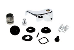 [X561-4080-BL] Vent Window Handle w/ Black Knob - LH - 73-87 Chevy GMC Truck; 73-91 Blazer Jimmy Suburban