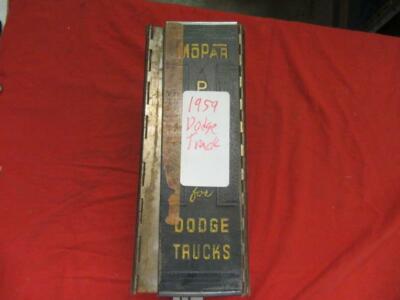 1959 Truck Dealership MOPAR Parts Book Dodge Chrysler Plymouth