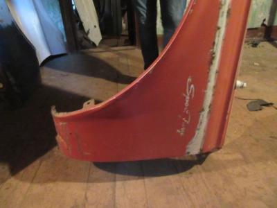 1963 Plymouth Drivers Left Front Fender 63 Mopar B-Body Good Used OH4