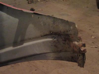 1963 Plymouth Drivers Left Front Fender 63 Mopar B-Body Good Used OH4