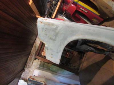 1963 Plymouth Left Front Fender 63 B-Body Mopar Good Used OH11