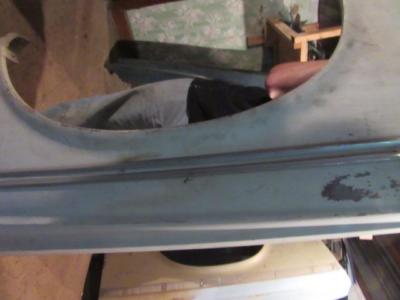1963 Plymouth Left Front Fender 63 Mopar Good Used OH1