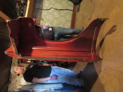 1963 Plymouth Left Front Race Fender W/ Park Lite Delete 63 Mopar Good Used OH6