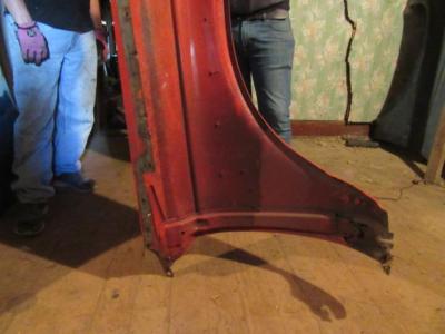 1963 Plymouth Left Front Race Fender W/ Park Lite Delete 63 Mopar Good Used OH6