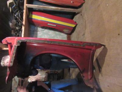 1963 Plymouth Right Front Race Fender w/ Park Lite Delete 63 Mopar Good Used OH7