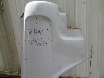 1964 Dodge Passenger's Side Fender F # 284 Mopar Used B-Body