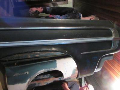 1964 Dodge Polara 500 B-Body Right Front Fender & Trim 64 Mopar Used OH35