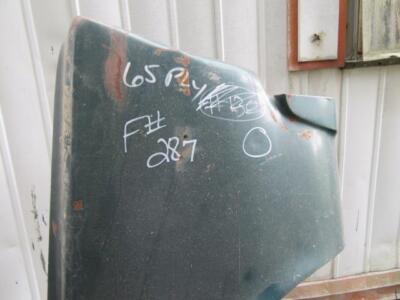 1965 Plymouth Belvedere, Sat. Passenger's Side Fender F # 287 Mopar Used B-Body