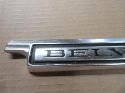 1966 66 Plymouth Belvedere I Right RH Fender Passenger Trim Emblem- Mopar Used