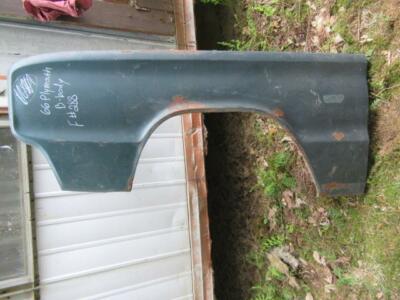 1966 Plymouth Driver's Side Fender F # 288 Mopar Used B-Body