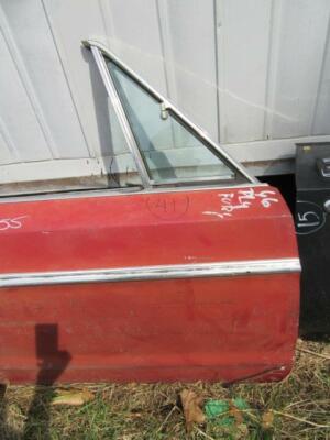 1966 Plymouth Fury Passenger's Side Door DR# 155 Mopar- Used C- Body