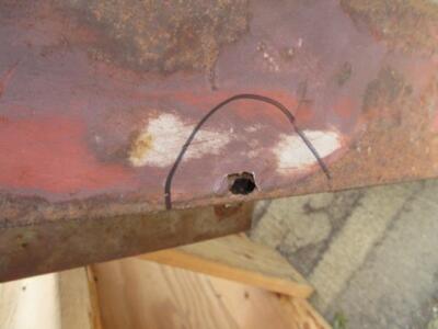 1967 Barracuda Passenger's Side Fender B-Body F # 462 Mopar Used