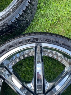 4 Diablo DNA Rims 22 inch and Fullway Extra Load HS 265/35R22 Tires- Exc. Cond