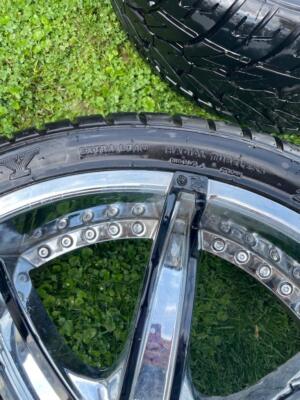 4 Diablo DNA Rims 22 inch and Fullway Extra Load HS 265/35R22 Tires- Exc. Cond
