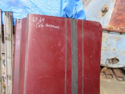 1967-69 Barracuda Notchback or Convertible Decklid DL# 174 - Mopar Used A-Body