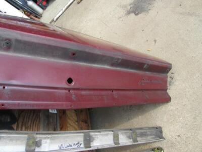 1967-69 Barracuda Notchback or Convertible Decklid DL# 174 - Mopar Used A-Body