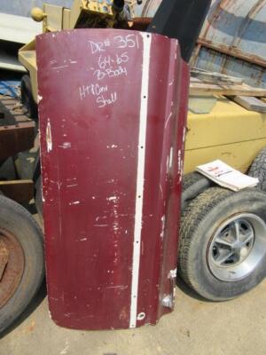 64-65 B-Body Hard Top & Conv. Driver's Side Door Shell  Dr # 351 Used- Mopar
