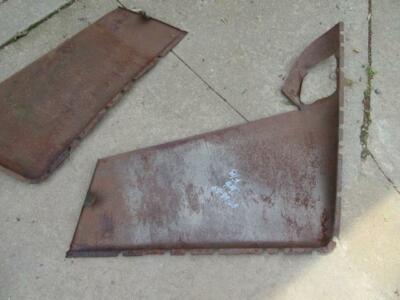 1967-69 Original Barracuda Fastback Rear Steel Interior Panels A-Body-Used Mopar