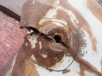 1968 Barracuda Driver's Side Fender A-Body F # 461 Mopar Used